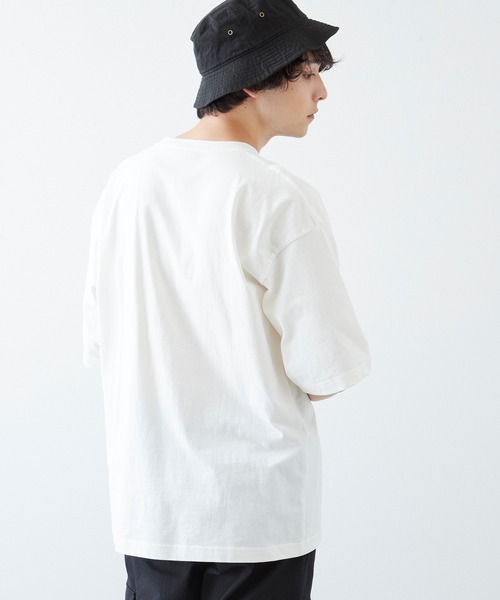 「FILA」 半袖Tシャツ M ライトブルー メンズ