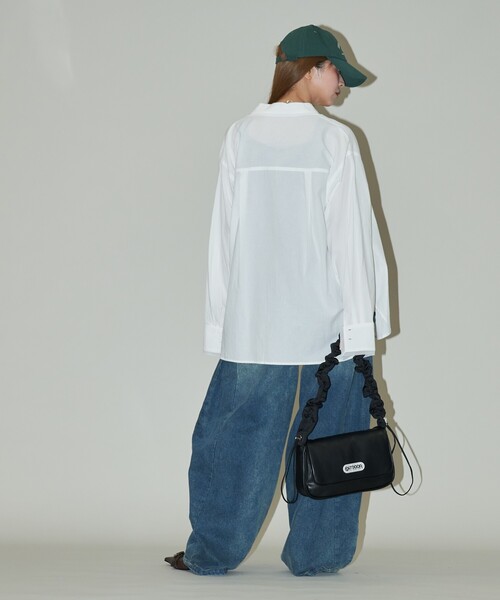 ブラウス シャツ PUBLUX/パブリュクス オーガンジー ドッキング ボイルシャツ　限定展開 レディース FREAK'S STORE ブラウス シャツ PUBLUX/パブリュクス