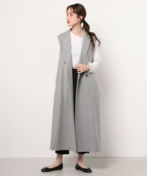 サクラ SACRA サイズ38 M - グレー レディース 長袖/ロング丈/冬 コート