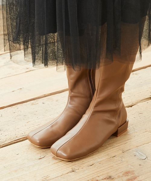 「menue」 ロングブーツ X-SMALL ブラック レディース_画像7