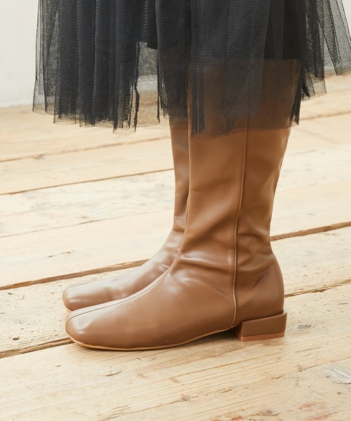 「menue」 ロングブーツ X-SMALL ブラック レディース_画像8