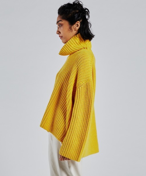 「Sov.」 タートルネックニット FREE オフホワイト レディース_画像4