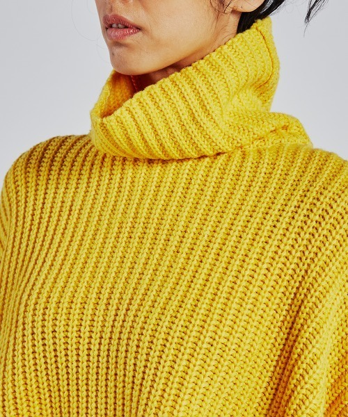 「Sov.」 タートルネックニット FREE オフホワイト レディース_画像6