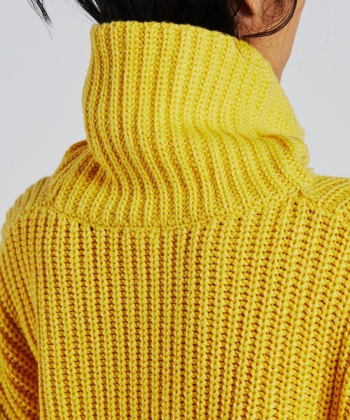 「Sov.」 タートルネックニット FREE オフホワイト レディース_画像8