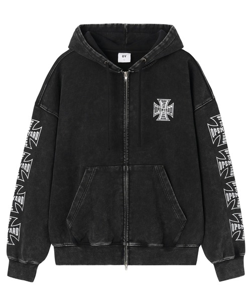 OY（オーワイ） パーカー 「OY/オーワイ」CROSS FADE WASHED HOODIE 