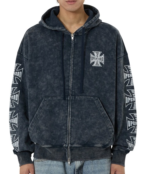 OY（オーワイ） パーカー 「OY/オーワイ」CROSS FADE WASHED HOODIE