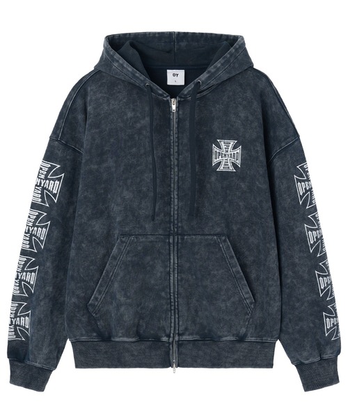 OY（オーワイ） パーカー 「OY/オーワイ」CROSS FADE WASHED HOODIE