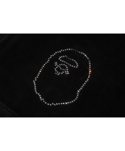 A BATHING APE（アベイシングエイプ） パーカー CRYSTAL STONE APE
