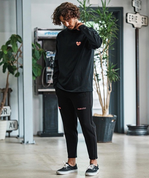felkod（フィルコッド） tシャツ mlt5397-Heart Print Tough Long
