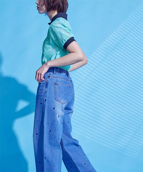 「miette」 半袖ブラウス FREE ピンク レディース_画像4