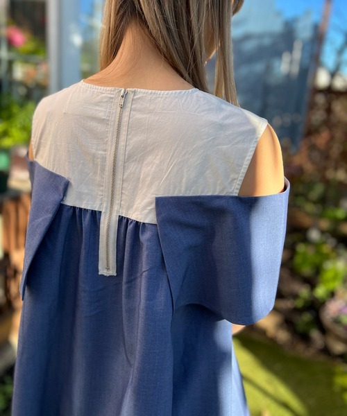 「AVIE」 半袖ブラウス 38 ブラック レディース_画像7