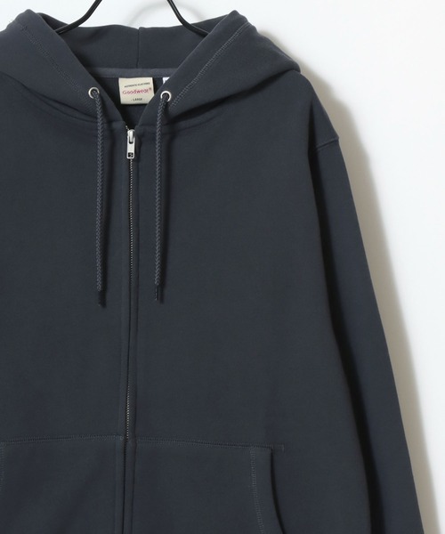 パーカー Goodwear/グッドウェア 裏毛 USAコットン 無地 スウェット ジップアップパーカー/フーディー/レディース メンズ メンズ レディース | Goodwear | 08