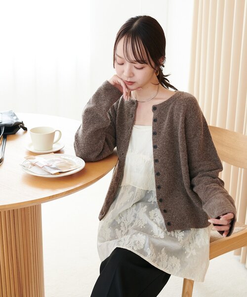 Discoat（ディスコート） カーディガン 「保温性!/高見え」ヤク