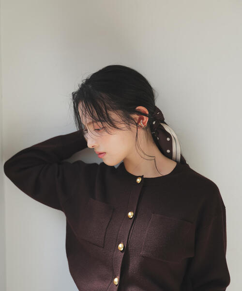 NATURAL BEAUTY BASIC ワンピース 「Oggi12月号掲載」ダブルフェイス