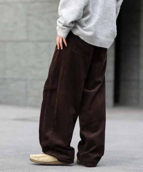 WEGO（ウィゴー） パンツ WEGO/イージー3Dバレルレッグコーデュロイ