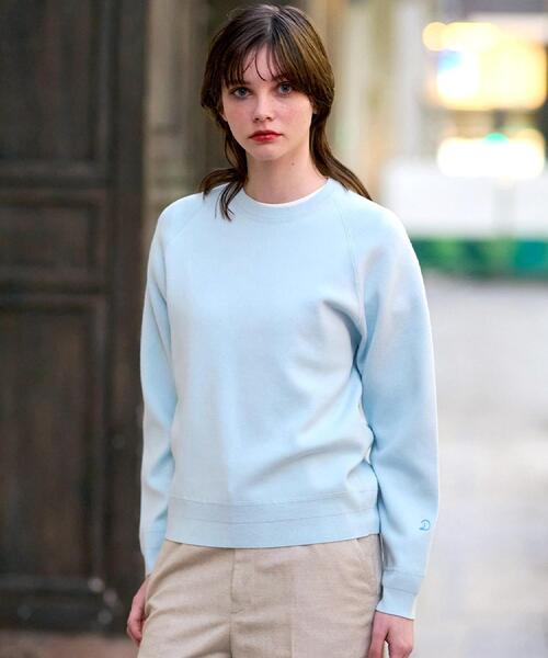 「DRESSTERIOR」 長袖ニット 36 ベージュ レディース_画像3