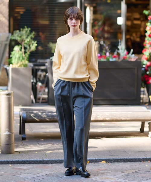 「DRESSTERIOR」 長袖ニット 36 ベージュ レディース_画像5