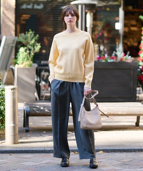 「DRESSTERIOR」 長袖ニット 36 ベージュ レディース_画像6