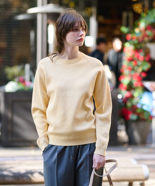 「DRESSTERIOR」 長袖ニット 36 ベージュ レディース_画像7