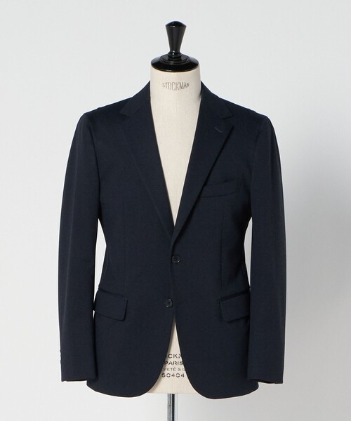 【NAVY】ツイル ポンチ ジャージー 2ボタンジャケット-セットアップ対応-<A DAY IN THE LIFE> A DAY IN THE LIFE ジャケット テーラードジャケット ツイル ポンチ