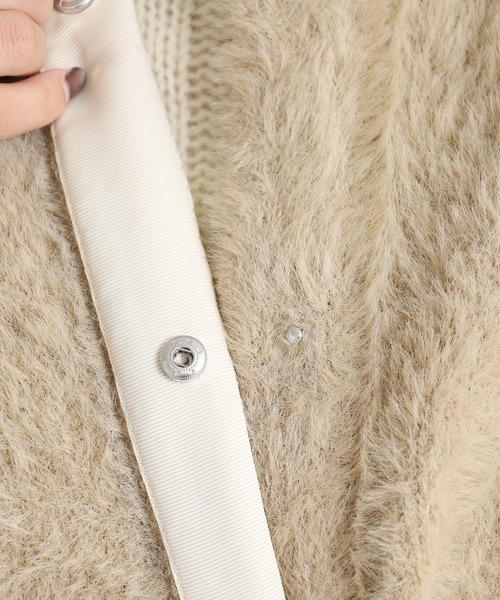 OMNES（オムネス） カーディガン OMNES Supremo フェザーヤーンダブル