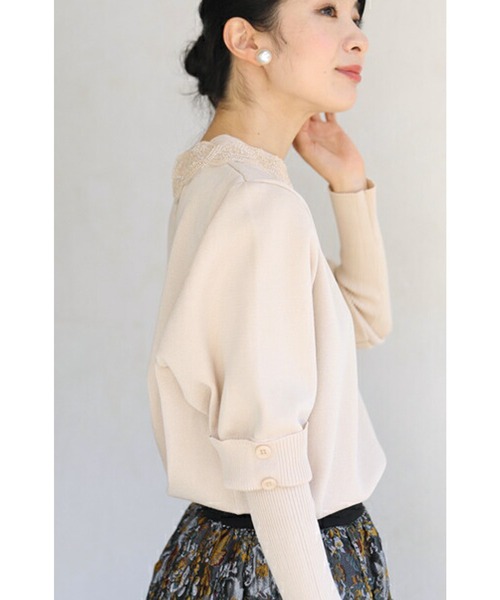 「CAWAII」 長袖ニット FREE ベージュ レディース_画像8