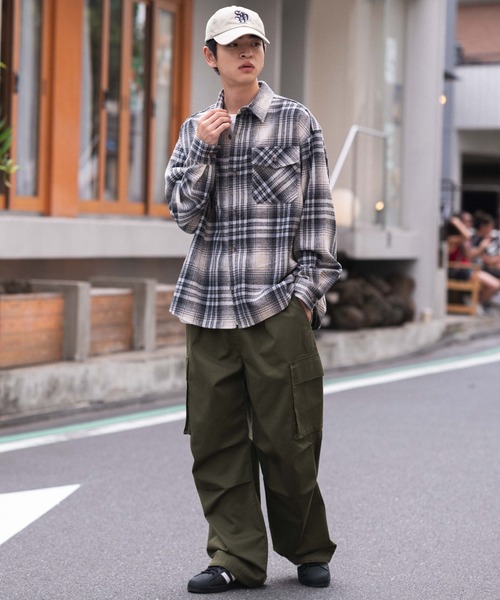 WEGO（ウィゴー） シャツ WEGO/「25年秋冬新作」ヘビーネルチェック