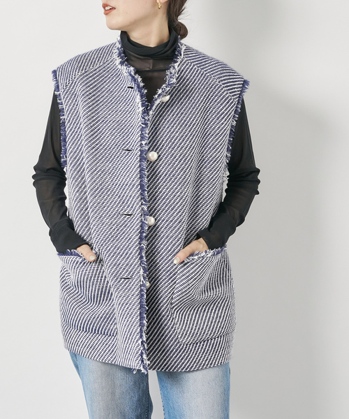 IENA（イエナ） ベスト FREE ブルー レディース : ZOZOTOWN Yahoo!店