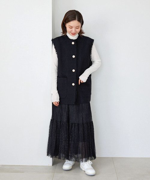 IENA（イエナ） ベスト FREE ブルー レディース : ZOZOTOWN Yahoo!店