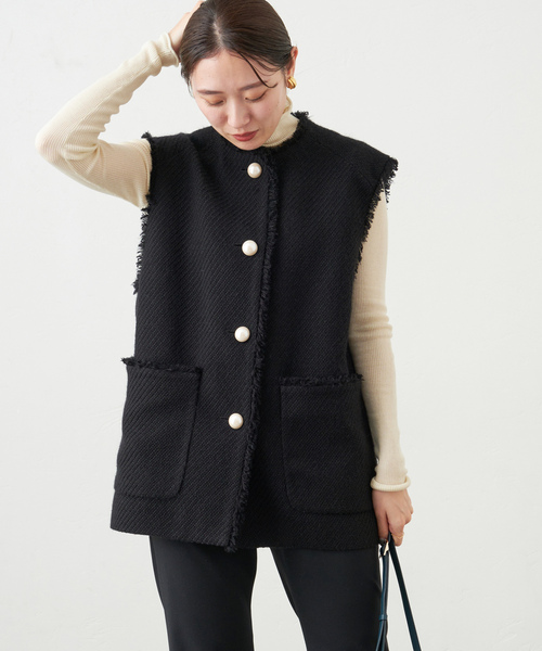 IENA（イエナ） ベスト FREE ブルー レディース : ZOZOTOWN Yahoo!店