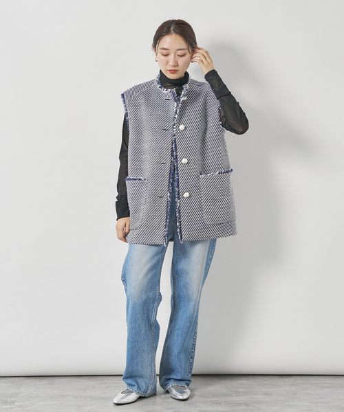 IENA（イエナ） ベスト FREE ブルー レディース : ZOZOTOWN Yahoo!店