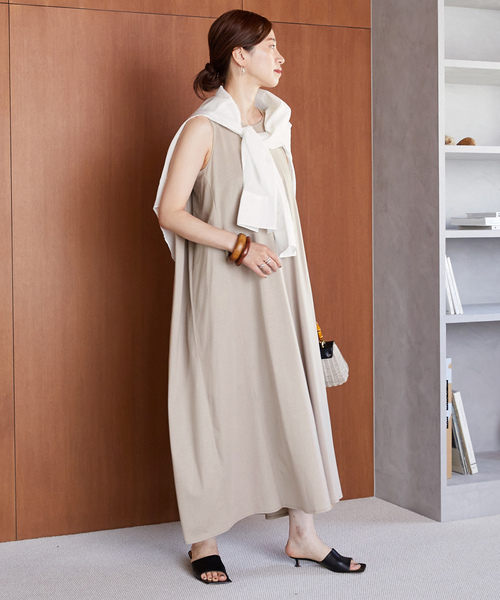 VERMEIL par iena（ヴェルメイユパーイエナ） ノースリーブワンピース