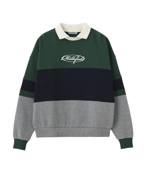 トレーナー/スウェット MILKFED.  PANELED SWEAT TOP MILKFED.（ミルクフェド） トレーナー スウェット PANELED COLOR BLOCK