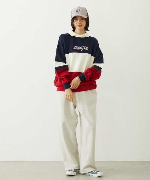トレーナー/スウェット MILKFED.  PANELED SWEAT TOP MILKFED.（ミルクフェド） トレーナー スウェット PANELED COLOR BLOCK