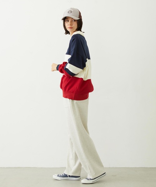 トレーナー/スウェット MILKFED.  PANELED SWEAT TOP MILKFED.（ミルクフェド） トレーナー スウェット PANELED COLOR BLOCK