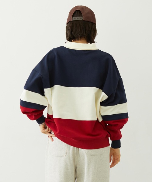 トレーナー/スウェット MILKFED.  PANELED SWEAT TOP MILKFED.（ミルクフェド） トレーナー スウェット PANELED COLOR BLOCK
