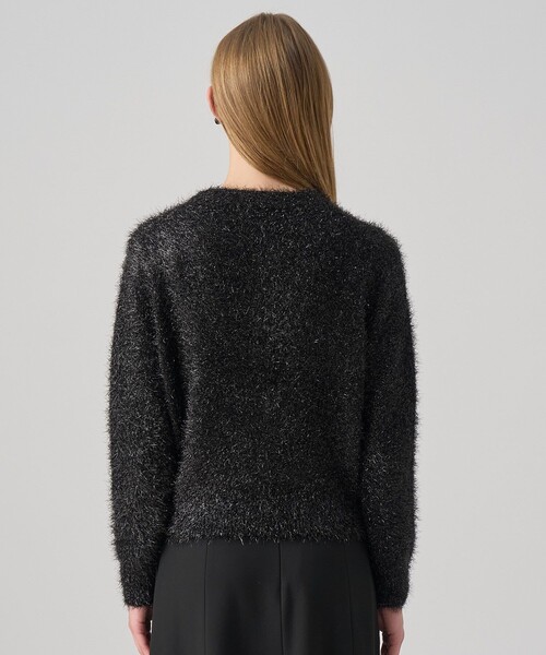 ANAYI（アナイ） カーディガン ラメシャギークルー カーディガン