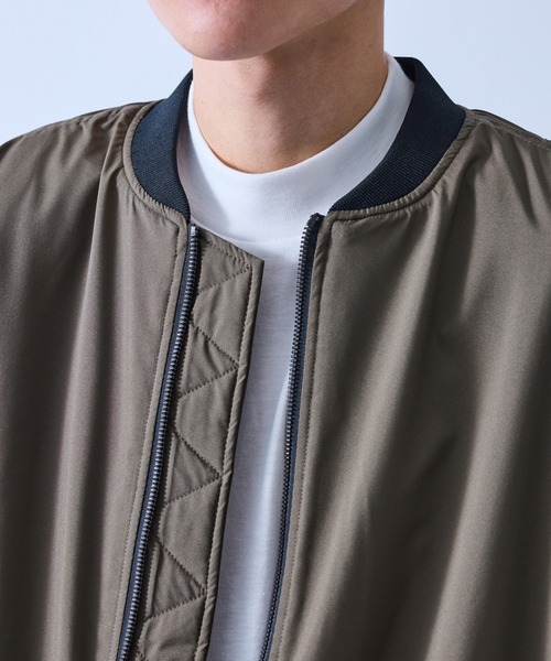 【カーキ（36）】オールウェザー裏シャギーMA1 j.n.r.d ma1 ma-1 オールウェザー裏シャギーMA1 メンズ : ZOZOTOWN