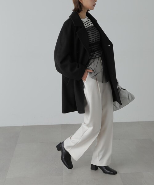 「FREE'S MART」 ステンカラーコート MEDIUM ベージュ系その他 レディース_画像8