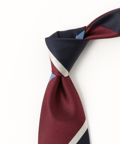 JOHN COMFORT ネクタイ JOHN COMFORT / シルク ストライプ ネクタイ