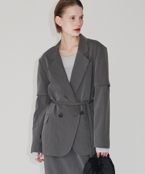 yae」 テーラードジャケット FREE ネイビー レディース : ZOZOTOWN