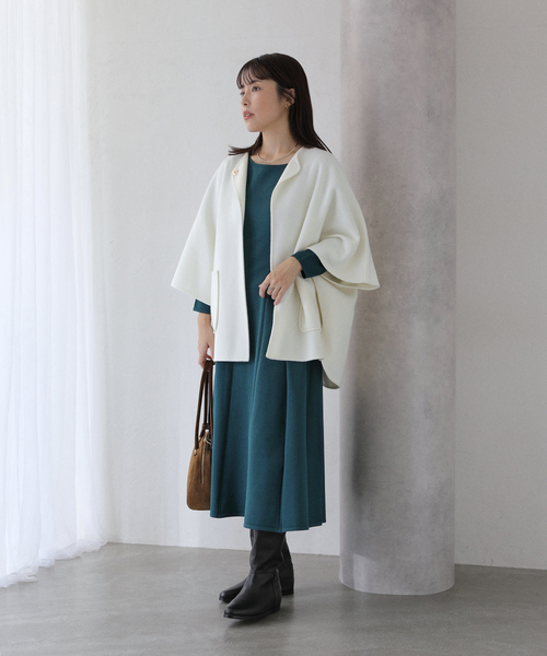 La TOTALITE（ラ トータリテ） ワンピース フィットフレアニット