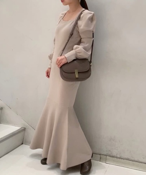 SNIDEL（スナイデル） ニットワンピース FREE ピンク レディース