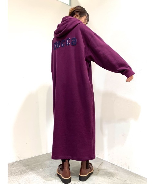 「ZUCCa」 長袖ワンピース M size ネイビー レディース_画像2