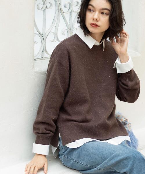 OPAQUE.CLIP（オペークドットクリップ） ニット セーター きらきら