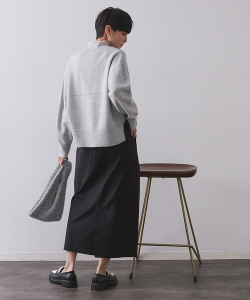 即購入okさま専用コートセーター SOCCE チェスターコート コート ウールミックスオーバーサイズ2way