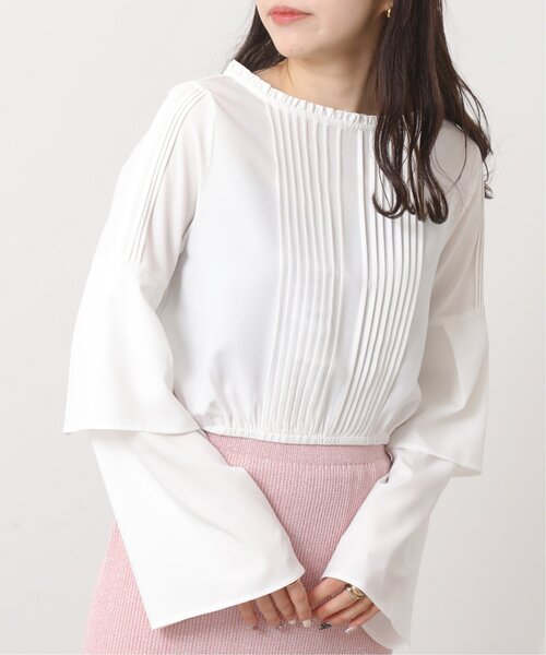 「RAY CASSIN」 長袖ブラウス FREE ブルー レディース_画像2