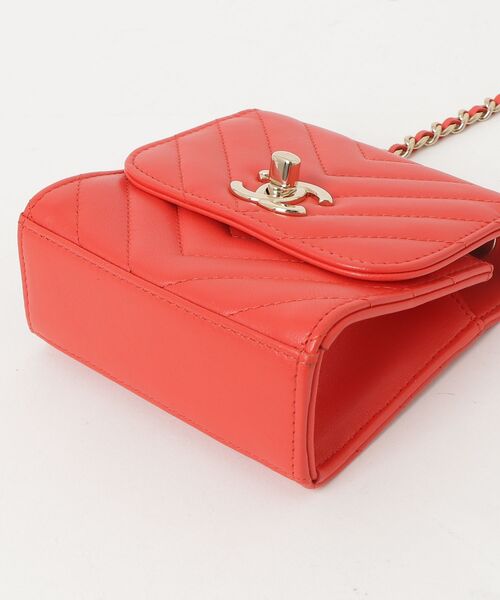 CHANEL（シャネル） ミニフラップ チェーンショルダーバッグ - レッド