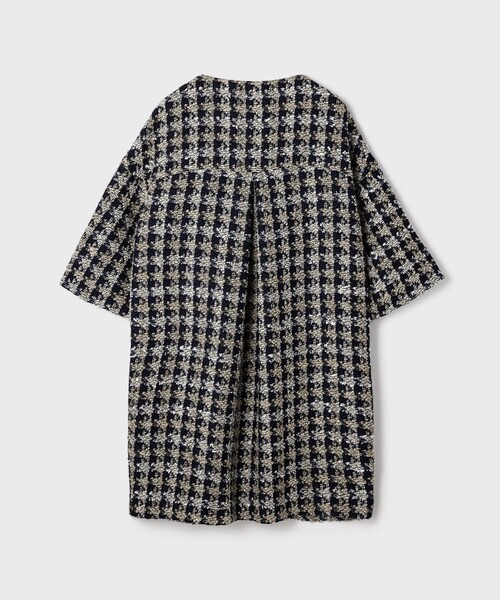 GRACE CLASS コート アウター シャイニーツイードコート レディース