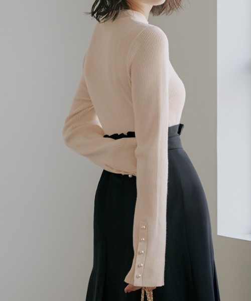 「RUIRUE BOUTIQUE」 長袖ニット M ブラック レディース_画像3